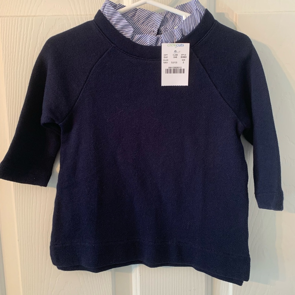 Crewcuts girls sweater NWT